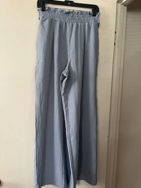 Amazon Essentials Light Blue Wide Leg Pants